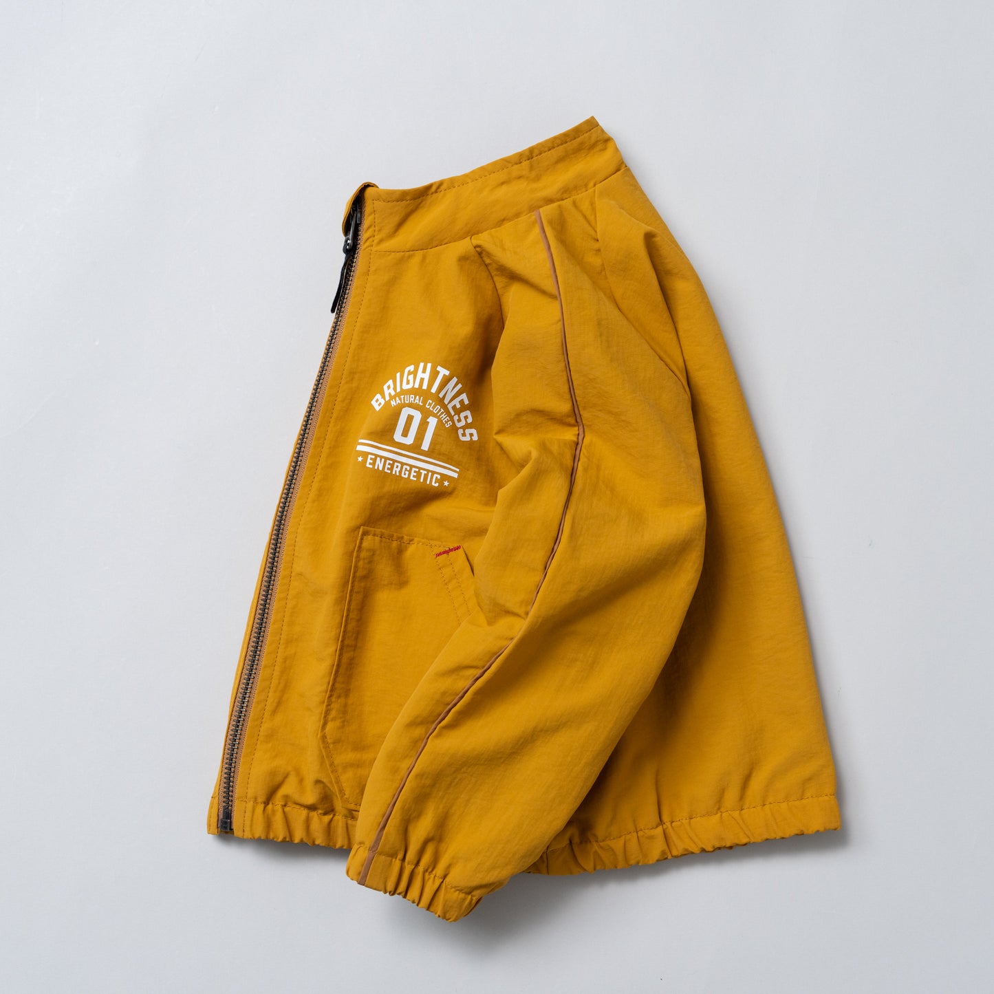 ナイロンウインドブレーカー　YELLOW