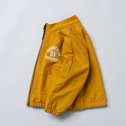 ナイロンウインドブレーカー　YELLOW