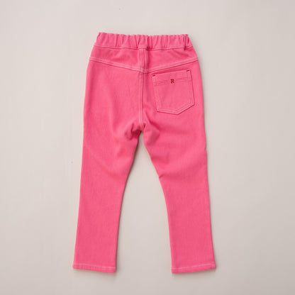 カラーニットデニムパンツ　PINK