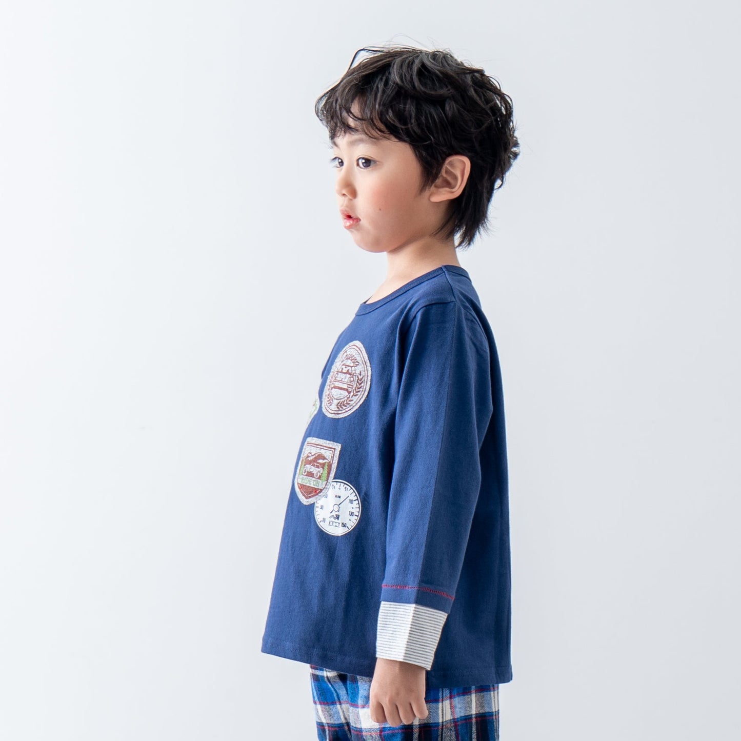 クルマワッペンTシャツ　NAVY