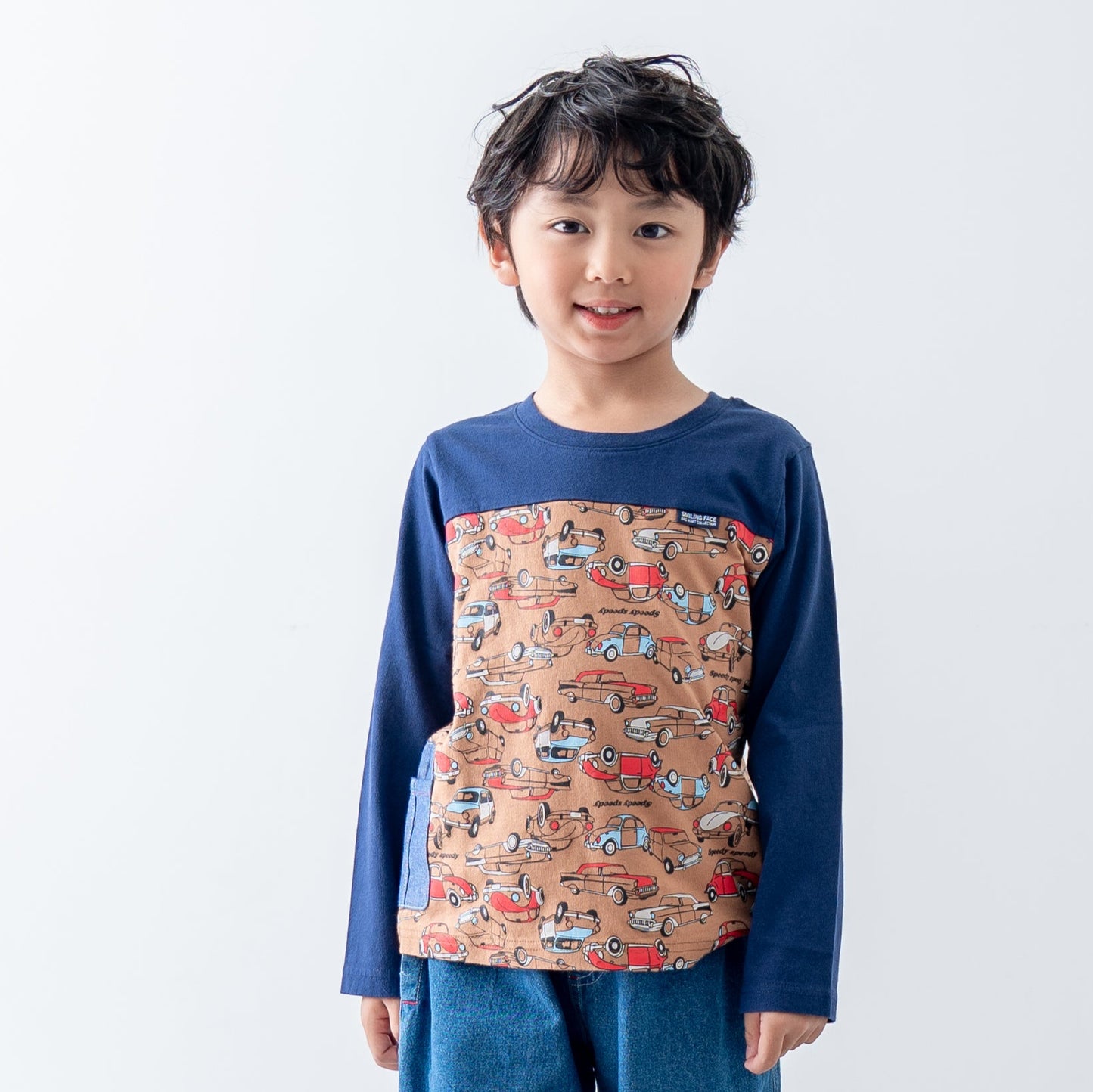 レトロカープリントTシャツ　CAMEL