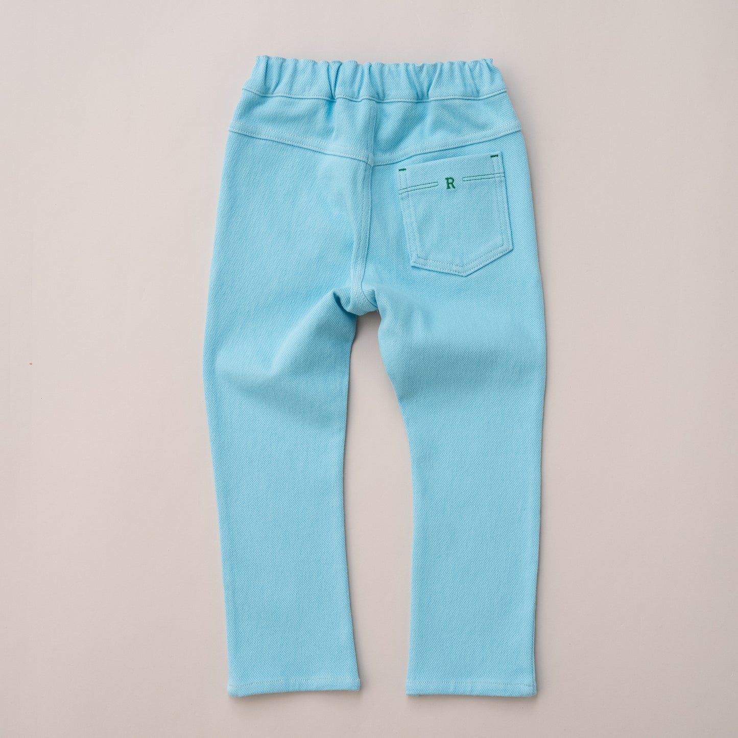 カラーニットデニムパンツ　SAXE