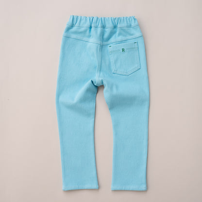 カラーニットデニムパンツ　SAXE