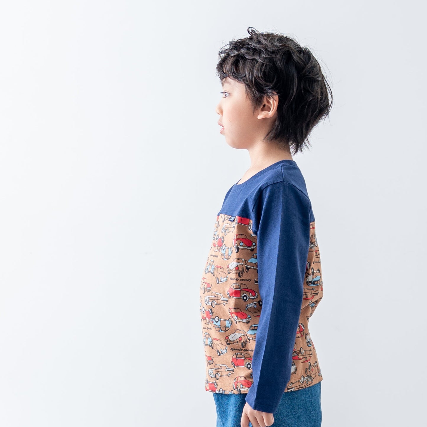 レトロカープリントTシャツ　CAMEL