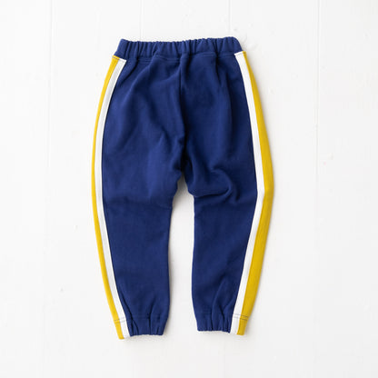 サイドラインスウェットパンツ NAVY