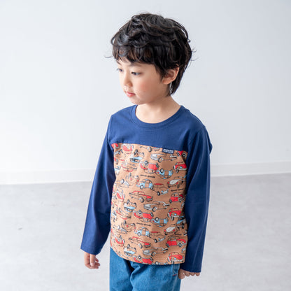 レトロカープリントTシャツ　CAMEL