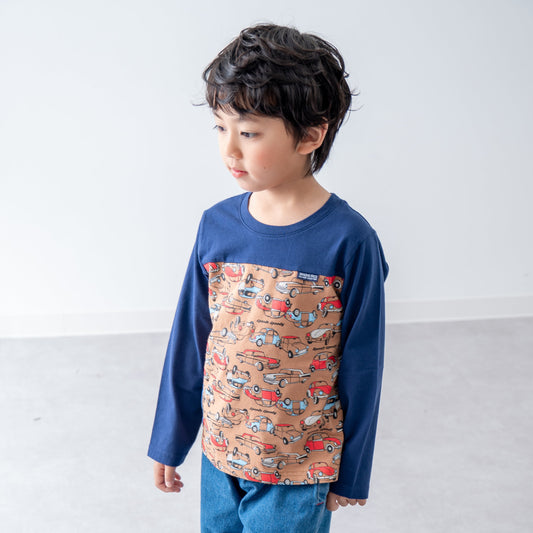 レトロカープリントTシャツ　CAMEL