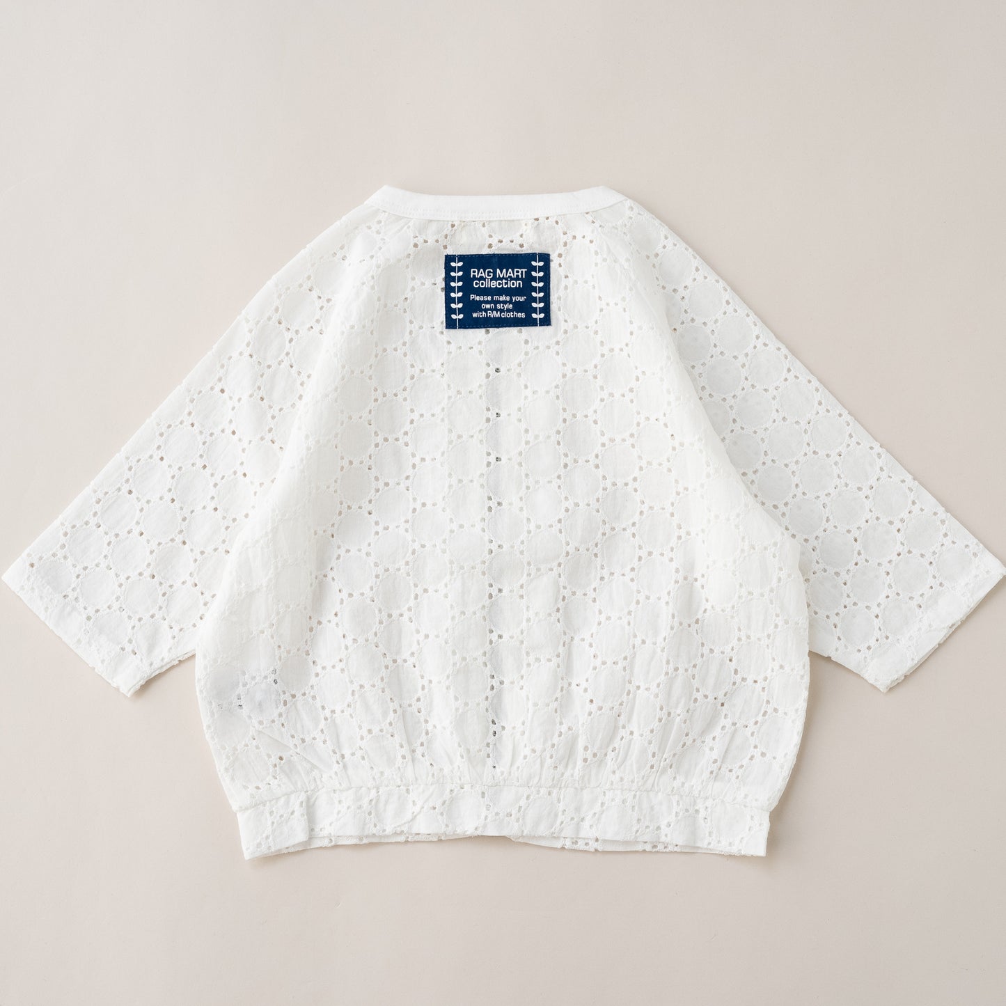 レースサマーカーディガン　OFF-WHITE