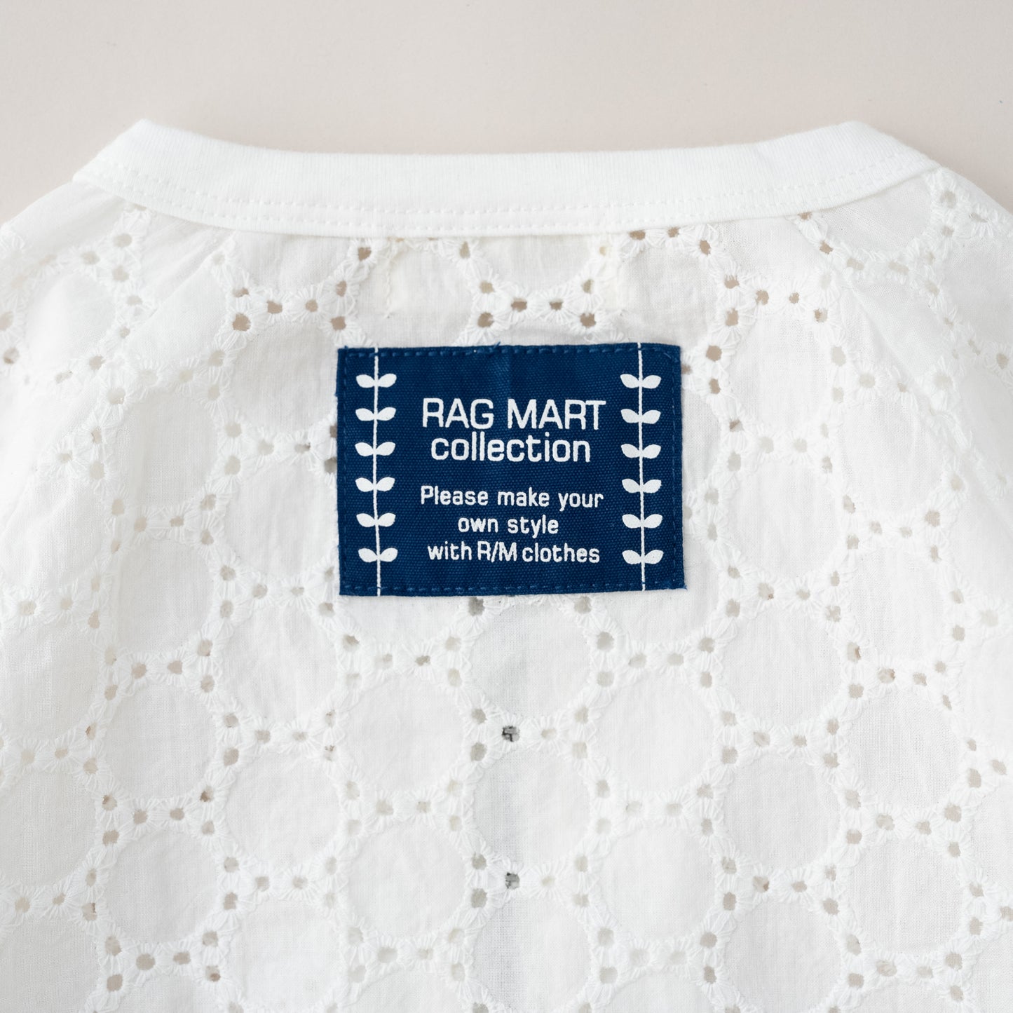 レースサマーカーディガン　OFF-WHITE
