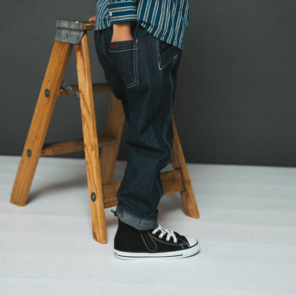 デニムワークパンツ　NAVY
