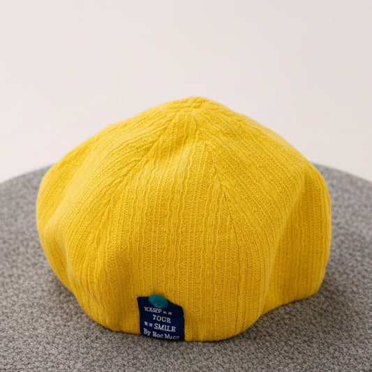 ベレー帽　YELLOW