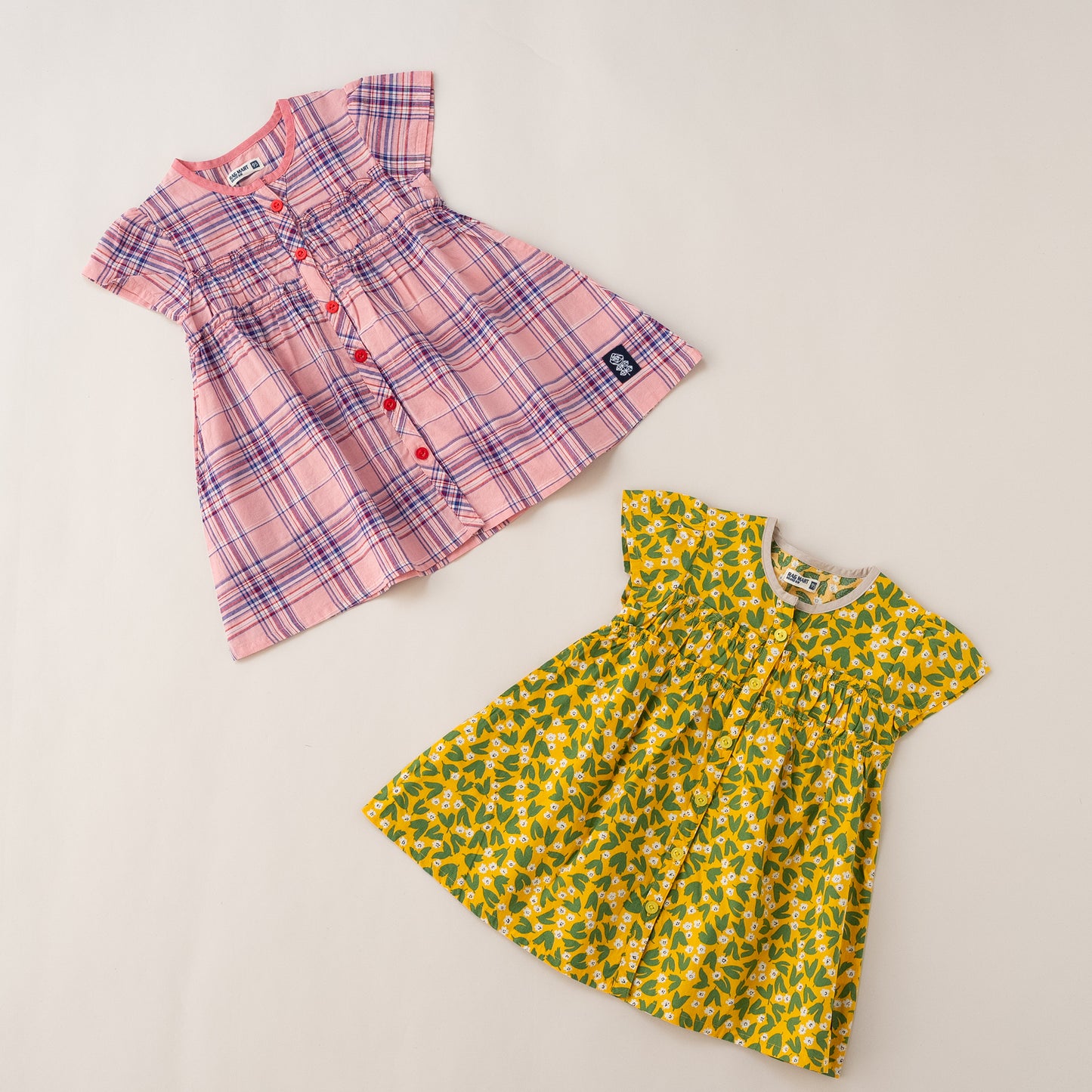 ブラウスワンピース　PRINT