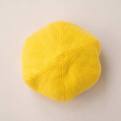 ベレー帽　YELLOW