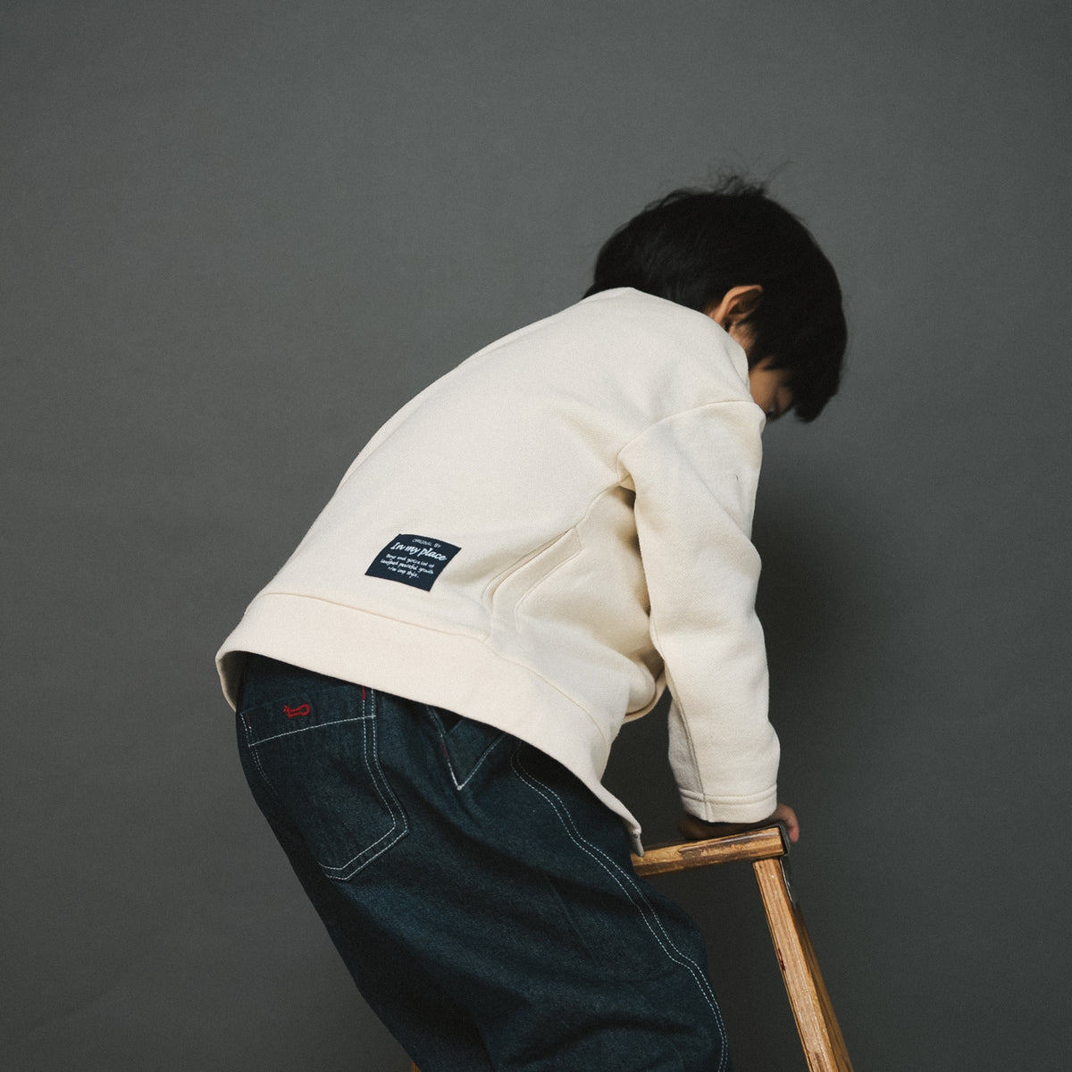 トラッドスタイルカーディガン　IVORY