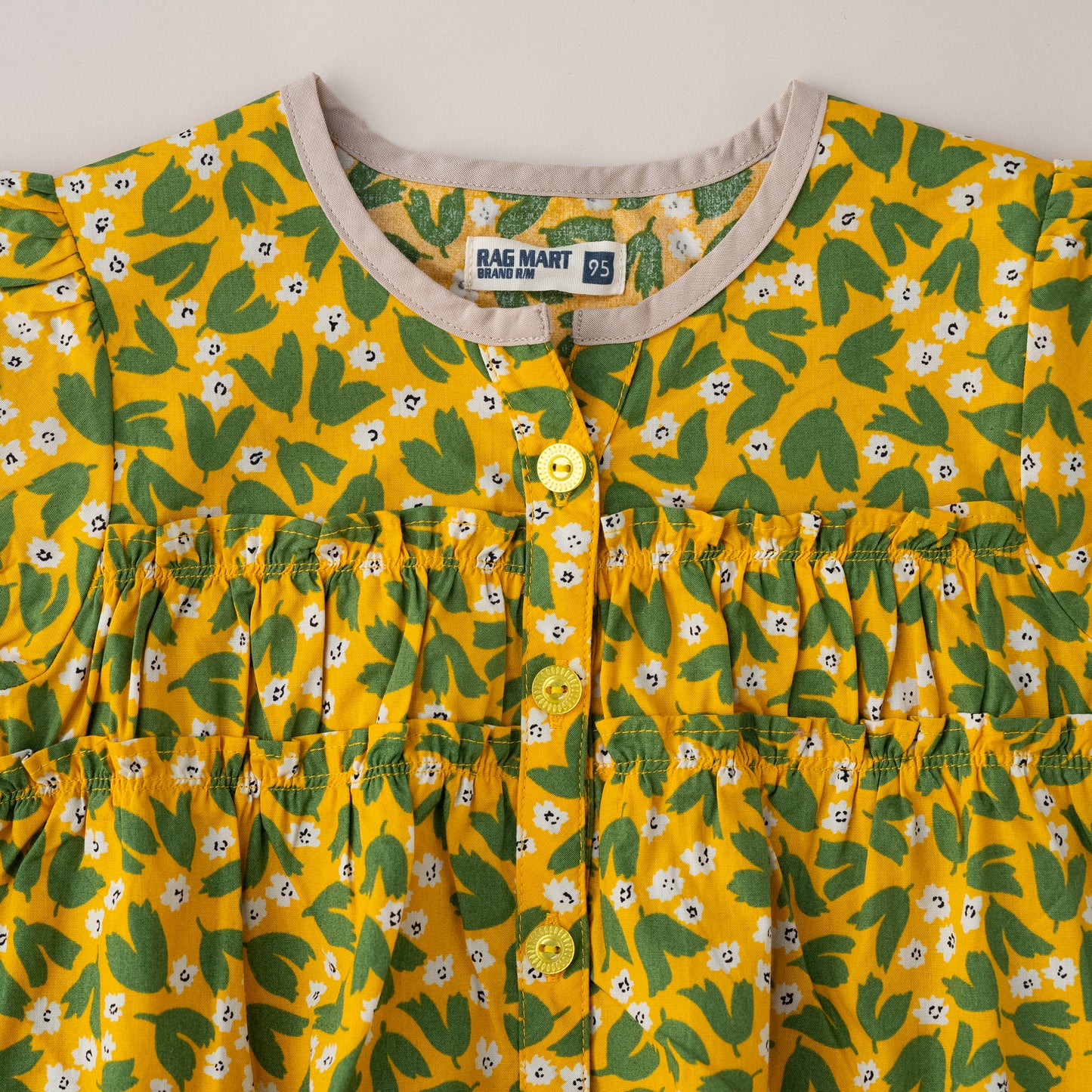 ブラウスワンピース　PRINT