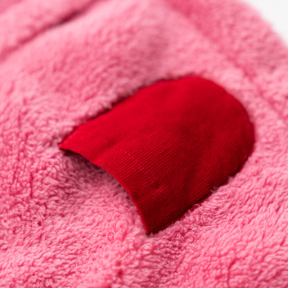 ファーリバーシブルマント PINK
