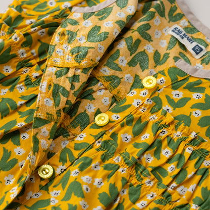 ブラウスワンピース　PRINT