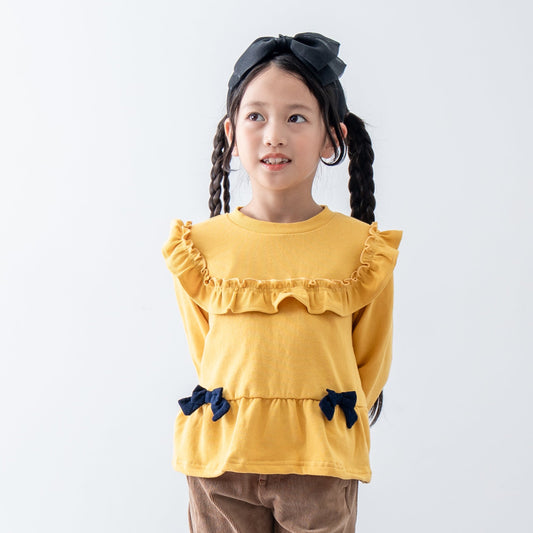 フリルトレーナー　YELLOW