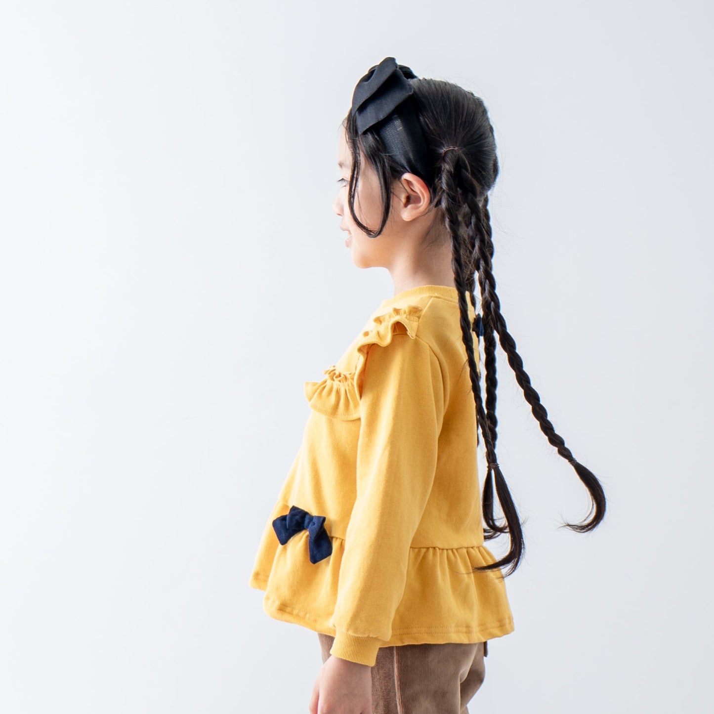 フリルトレーナー　YELLOW