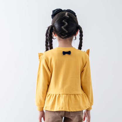 フリルトレーナー　YELLOW