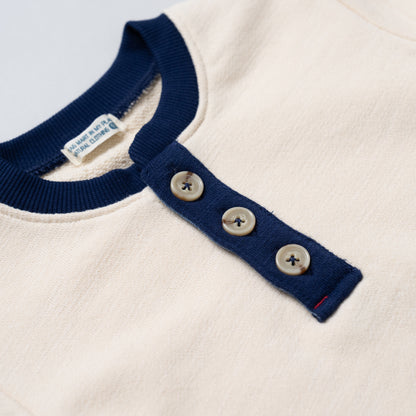 ヘンリーネックトレーナー　IVORY