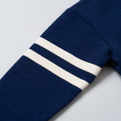 ヘンリーネックトレーナー　NAVY