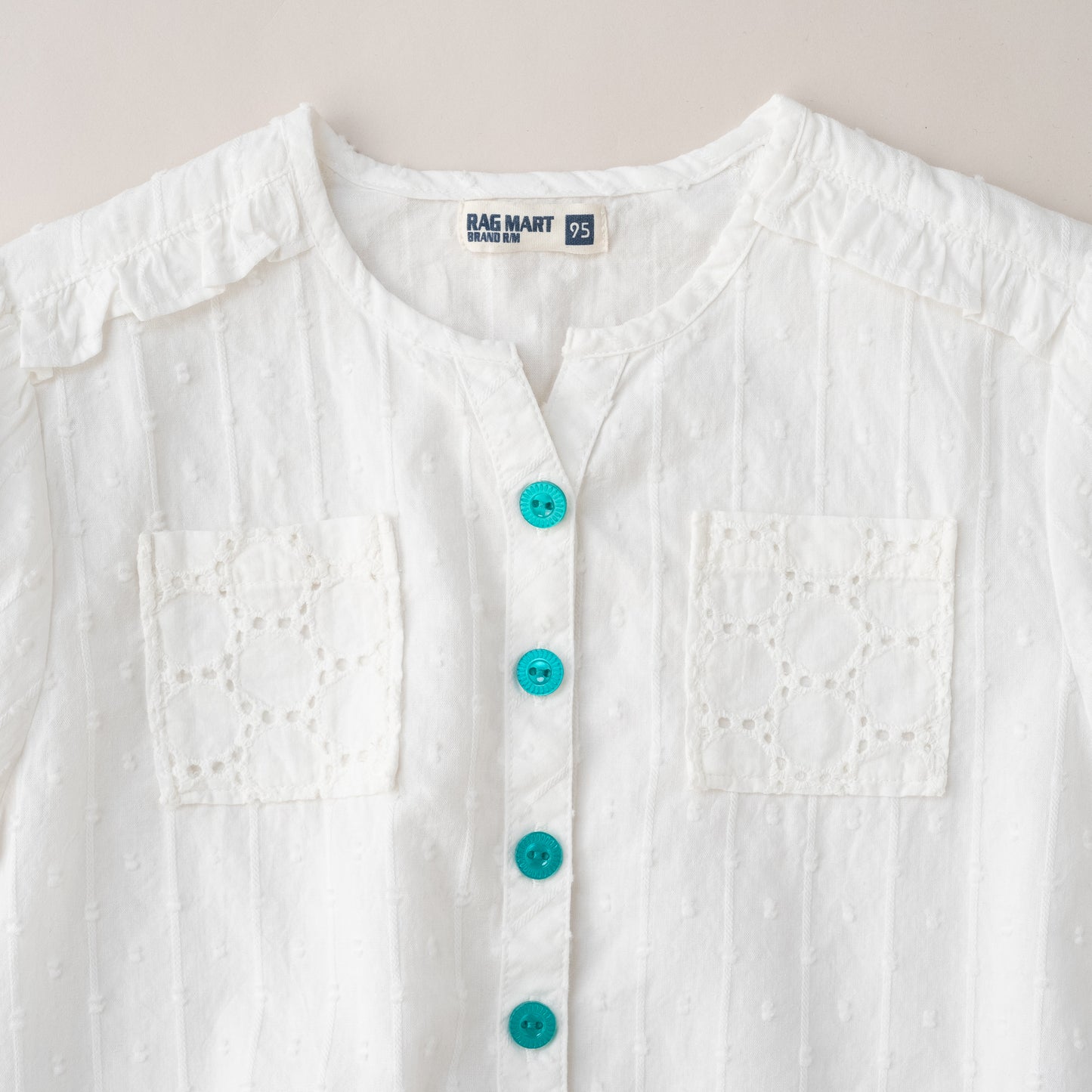 サマーブラウス　OFF-WHITE