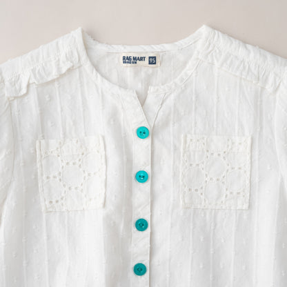 サマーブラウス　OFF-WHITE