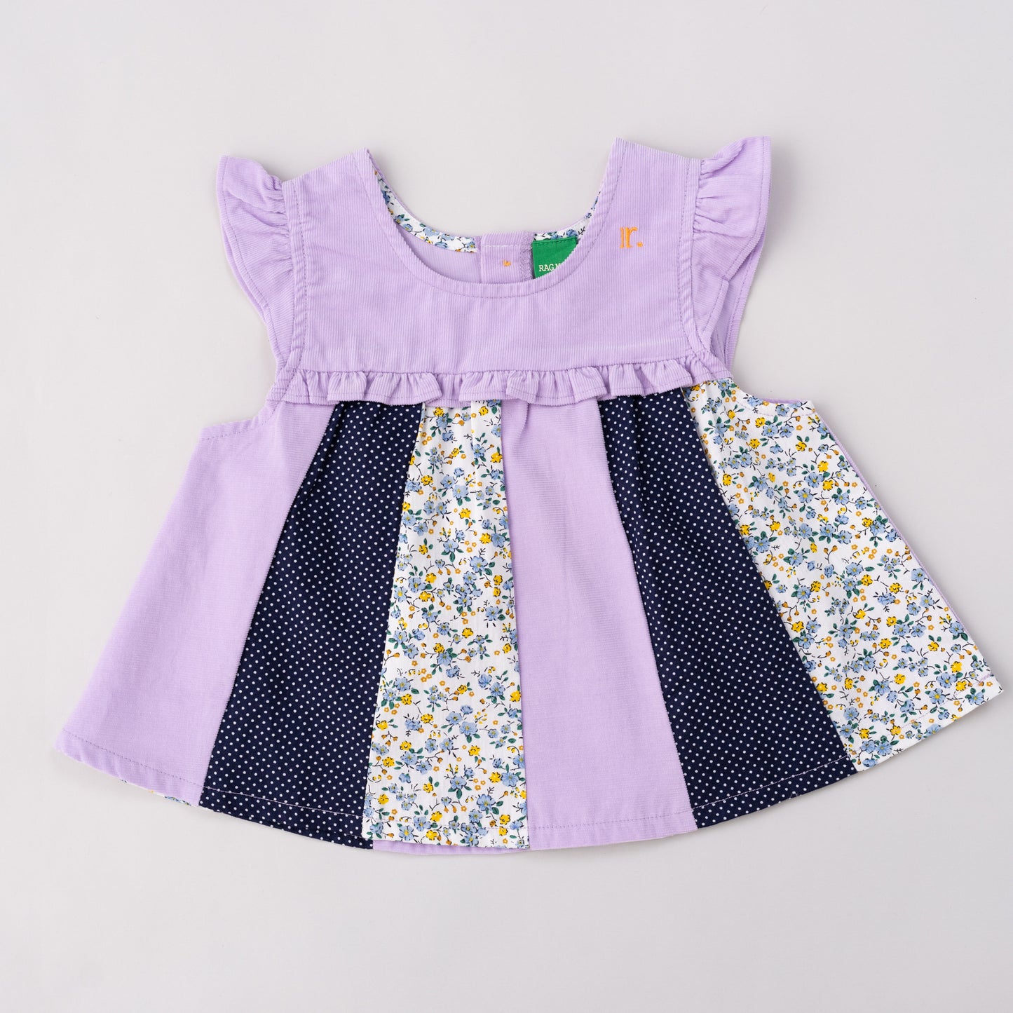 パッチワークチュニック＆パンツセット　PURPLE