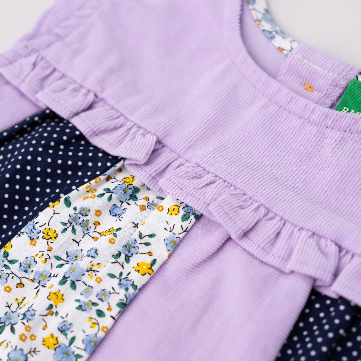 パッチワークチュニック＆パンツセット　PURPLE