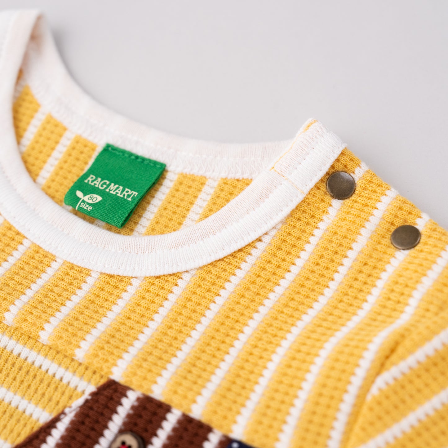 ボーダーTシャツ＆パンツセット　YELLOW