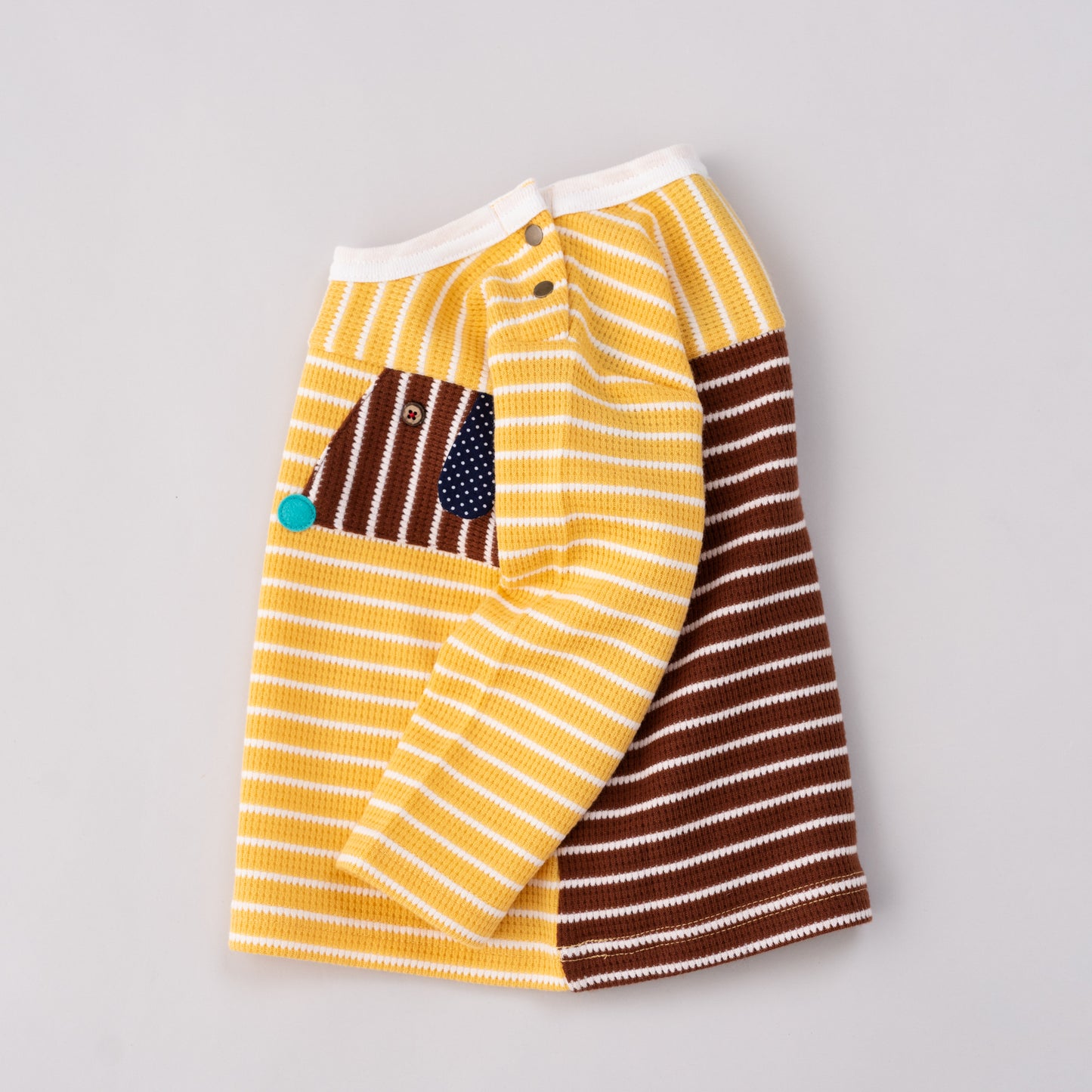 ボーダーTシャツ＆パンツセット　YELLOW