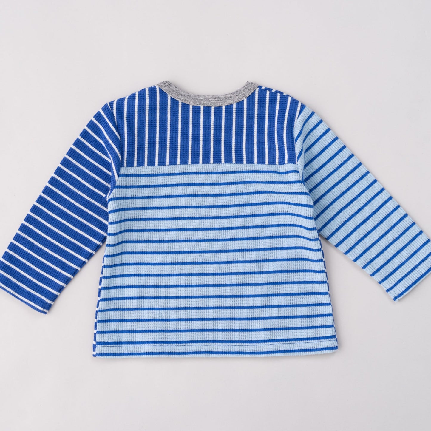 ボーダーTシャツ＆パンツセット　BLUE