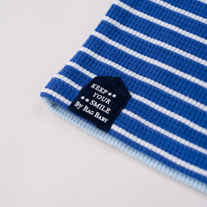 ボーダーTシャツ＆パンツセット　BLUE