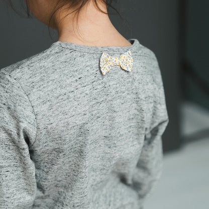 タックデザインTシャツ　GRAY