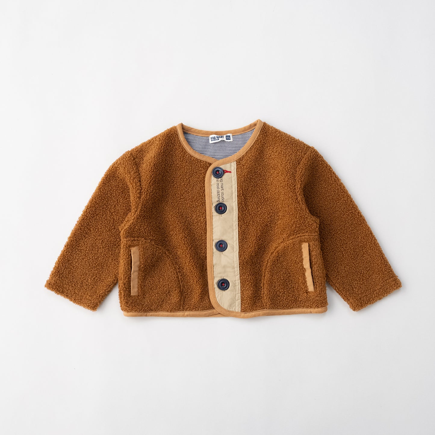 ボアカーディガン　BROWN
