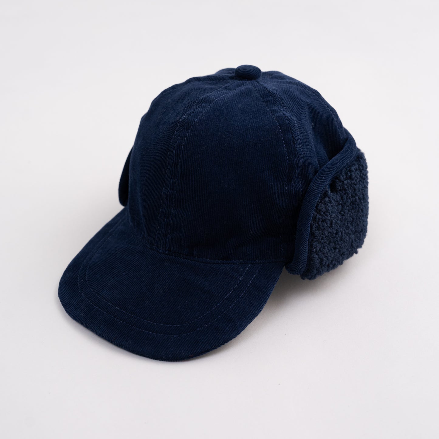 ボア耳フライトキャップ　NAVY