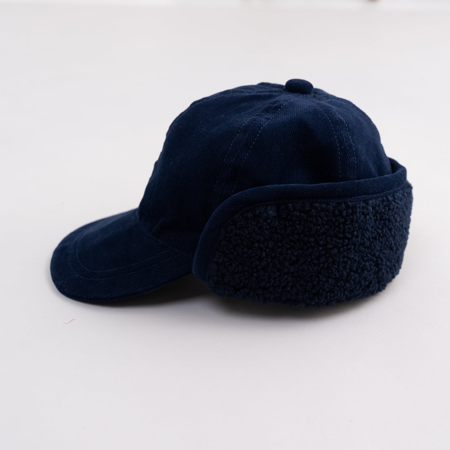 ボア耳フライトキャップ　NAVY