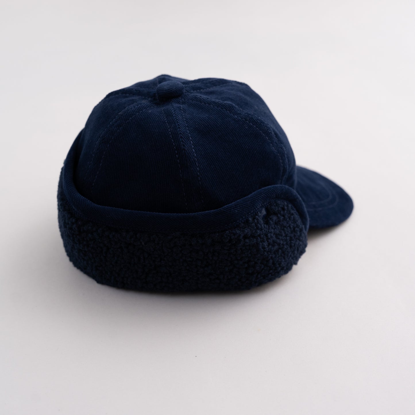 ボア耳フライトキャップ　NAVY