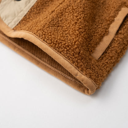 ボアカーディガン　BROWN