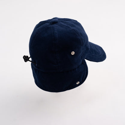 ボア耳フライトキャップ　NAVY