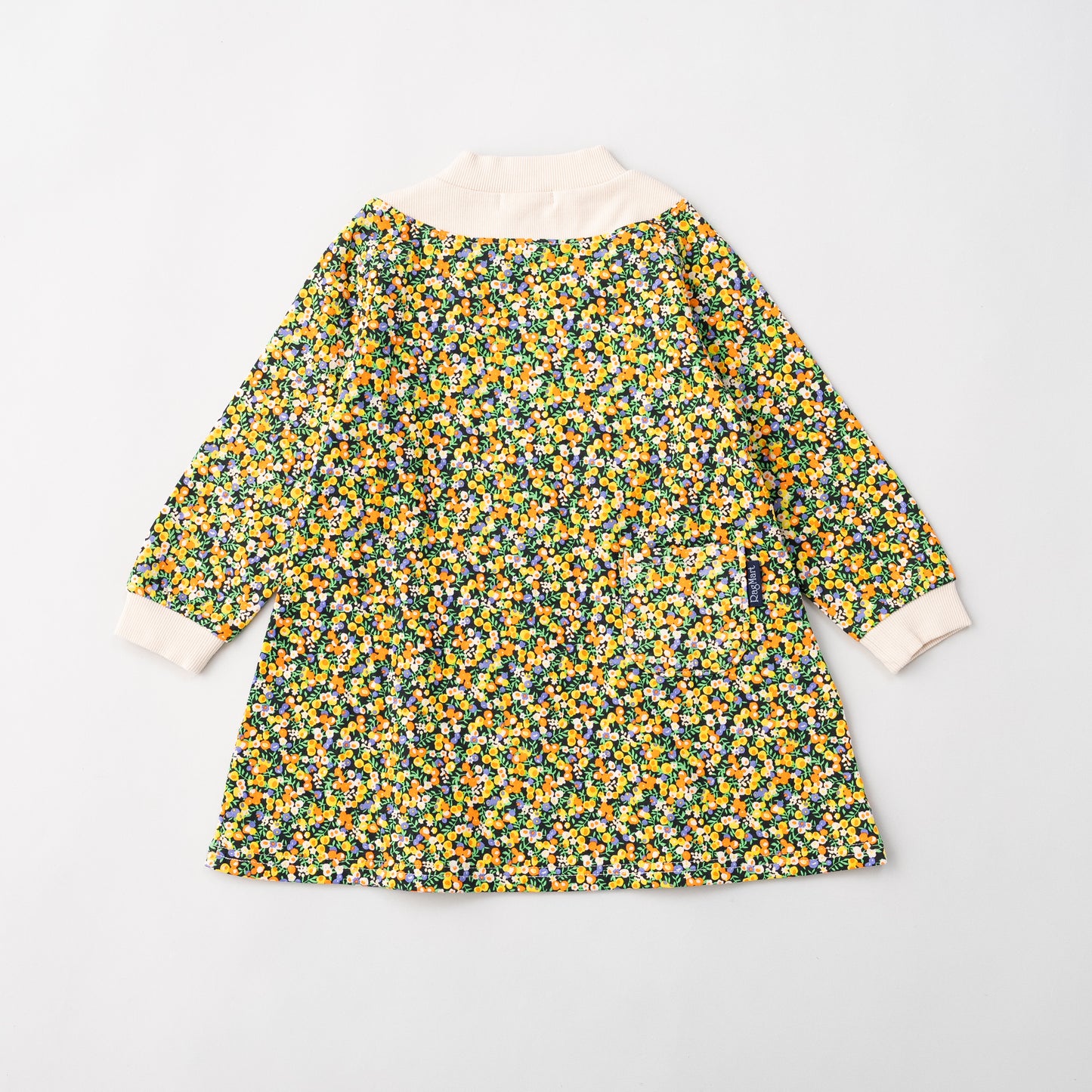 小花柄プリントワンピース　YELLOW