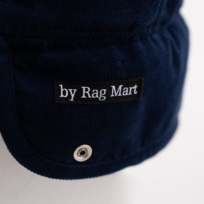 ボア耳フライトキャップ　NAVY
