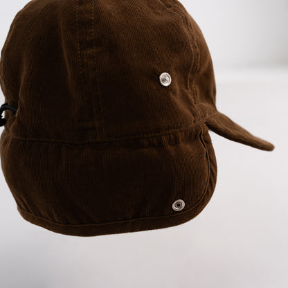 ボア耳フライトキャップ　BROWN