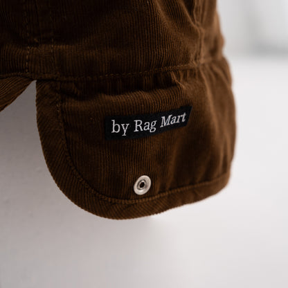 ボア耳フライトキャップ　BROWN