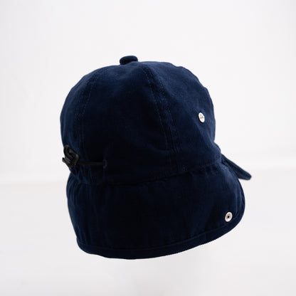 ボア耳フライトキャップ　NAVY