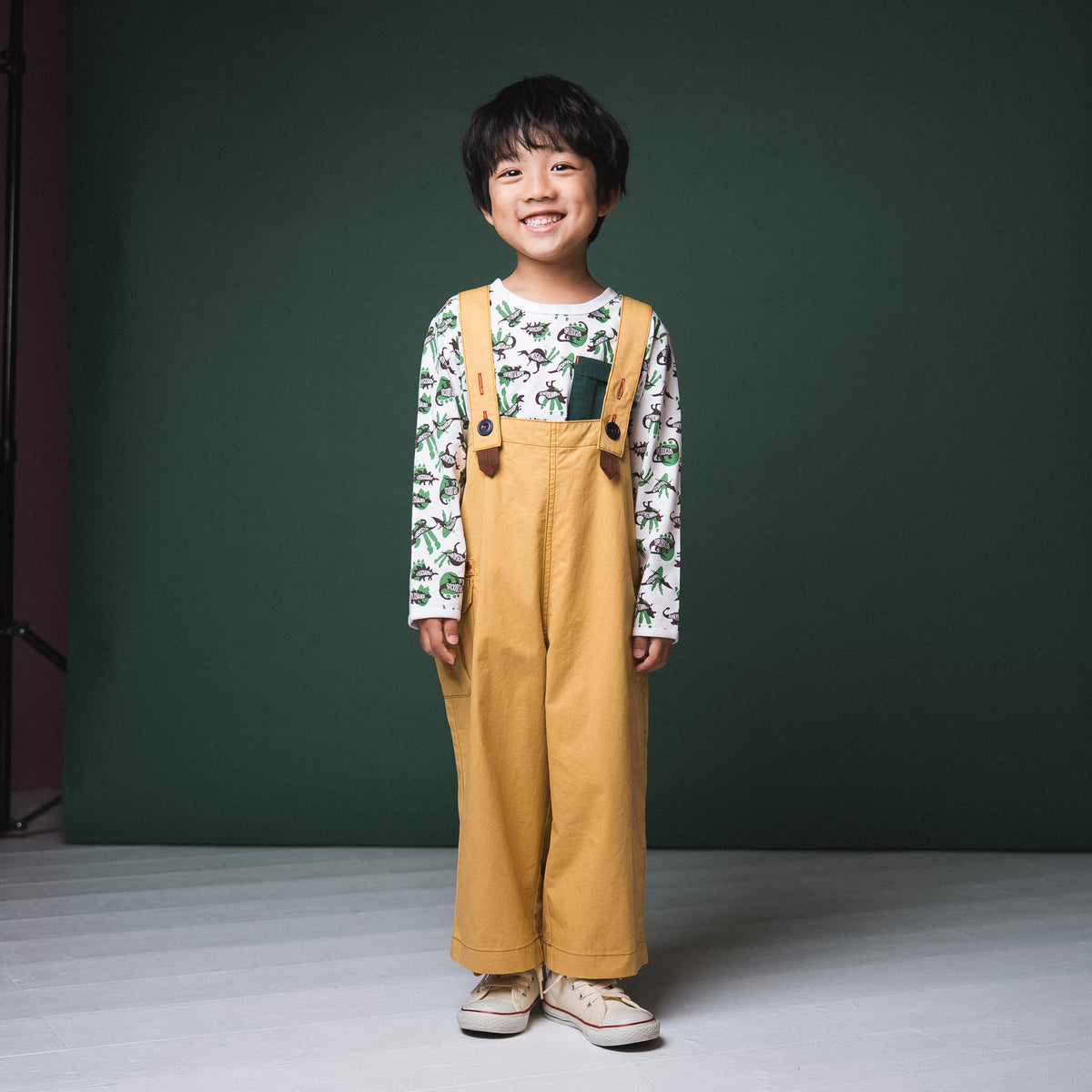 オーバーサイズサロペット　CAMEL