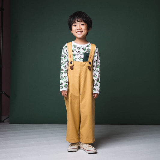 オーバーサイズサロペット　CAMEL