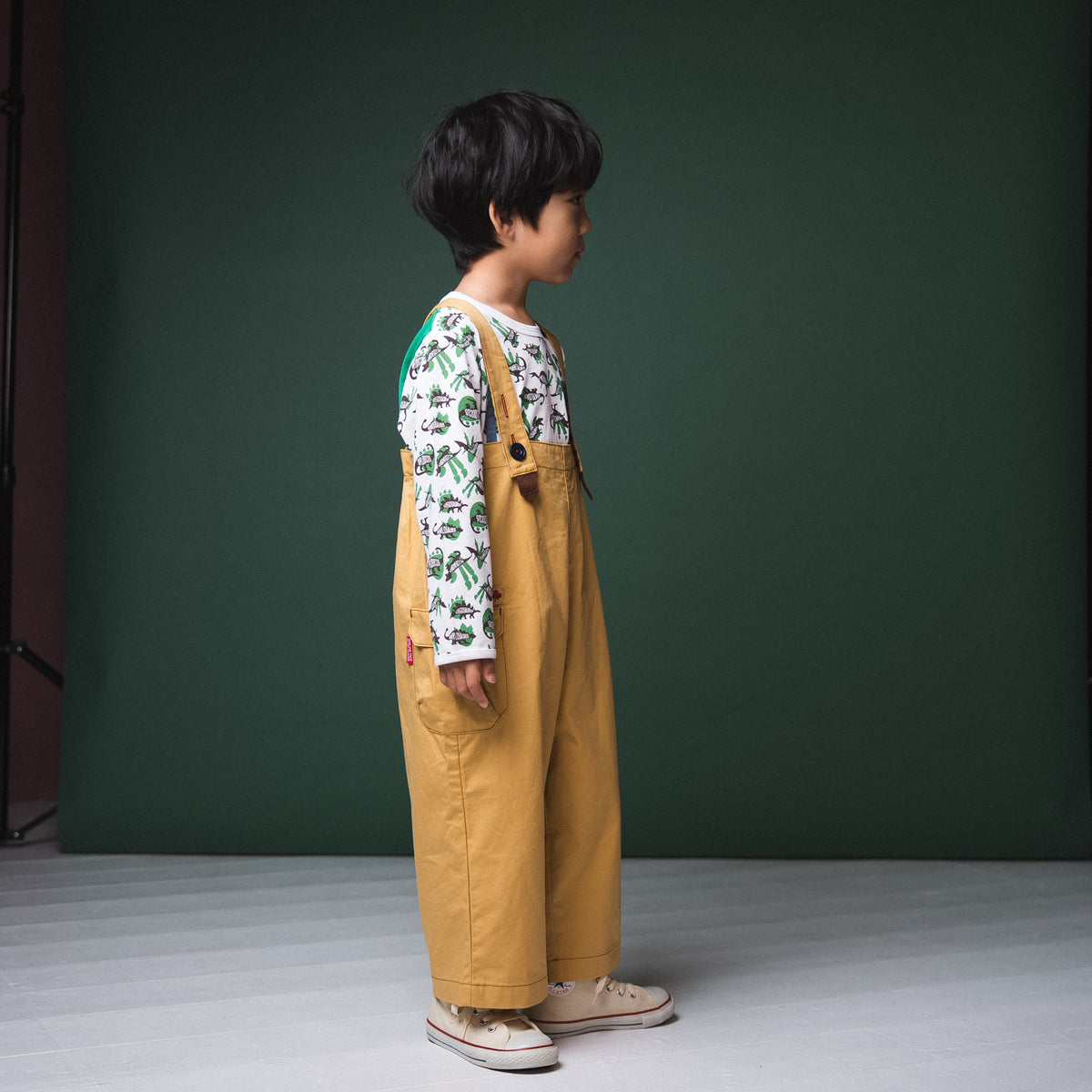 オーバーサイズサロペット　CAMEL