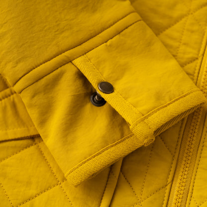 キルティングナイロンジャンバー　YELLOW